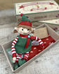 Picture of Christmas Elf Baby Girl in North Pole Matchbox